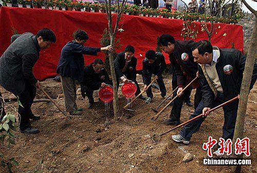 “北大校友林”号召全球北大人捐款绿化长江