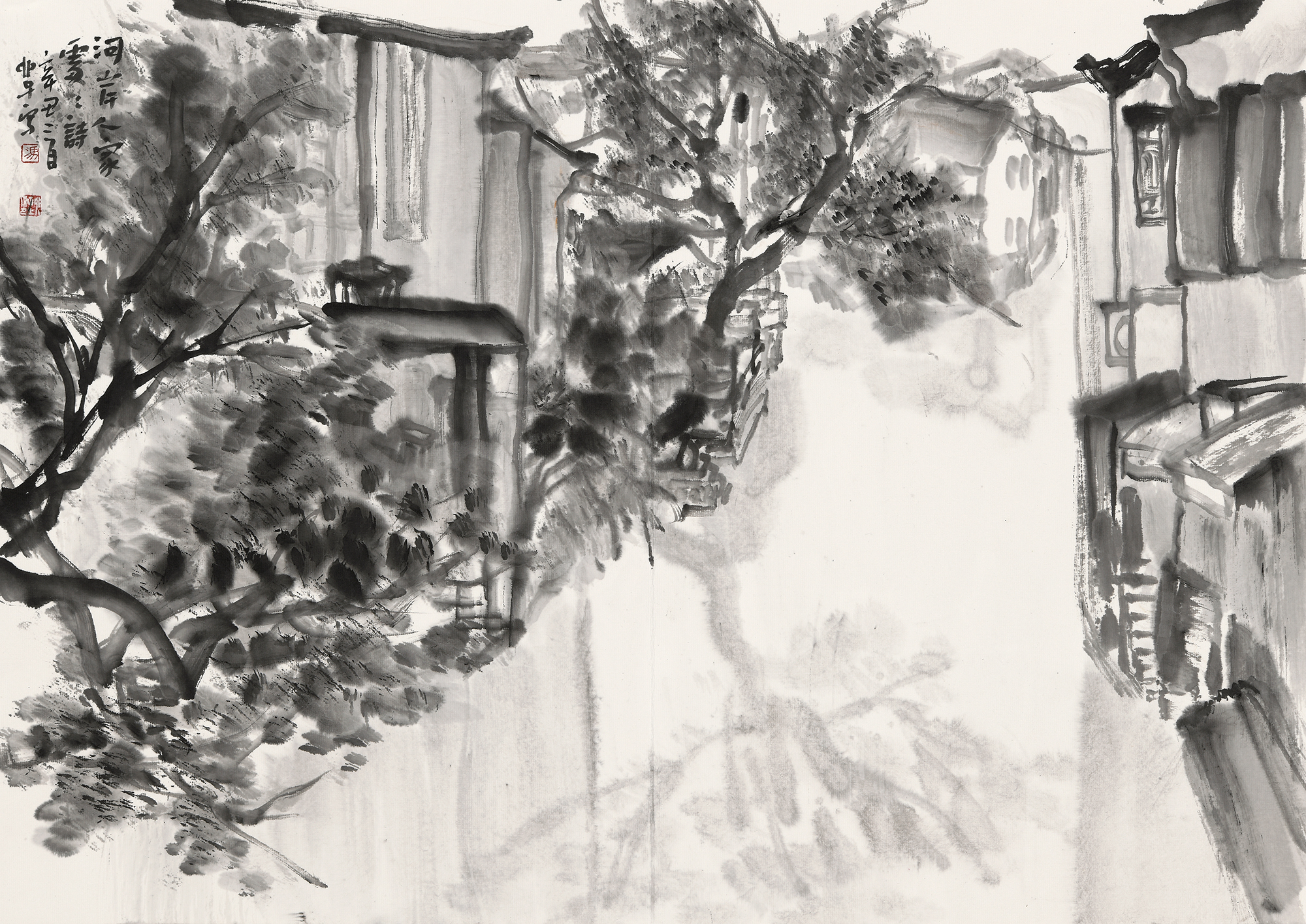cb21103bf0164fa5982da7508840498a.jpg 8-河岸人家处处诗 47cm x66cm 2021年.JPG